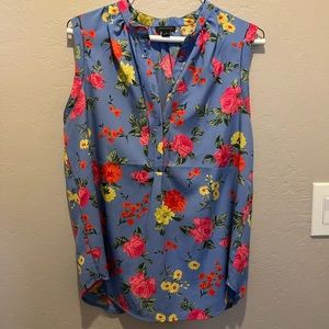 Ann Taylor Loft Floral Blouse